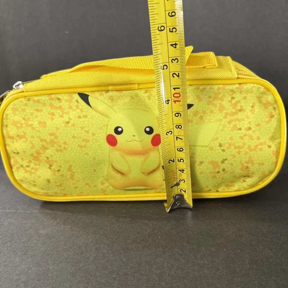 Pokemon Pikachu small multiuse pencil school travel bag pouch with zipper handle